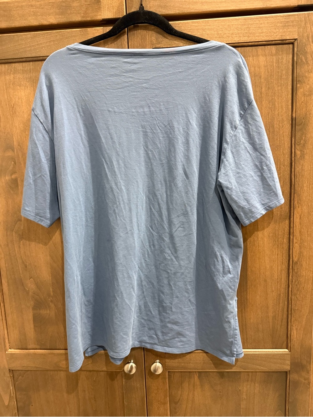 Lululemon Light Blue Short-Sleeve Crewneck Shirt